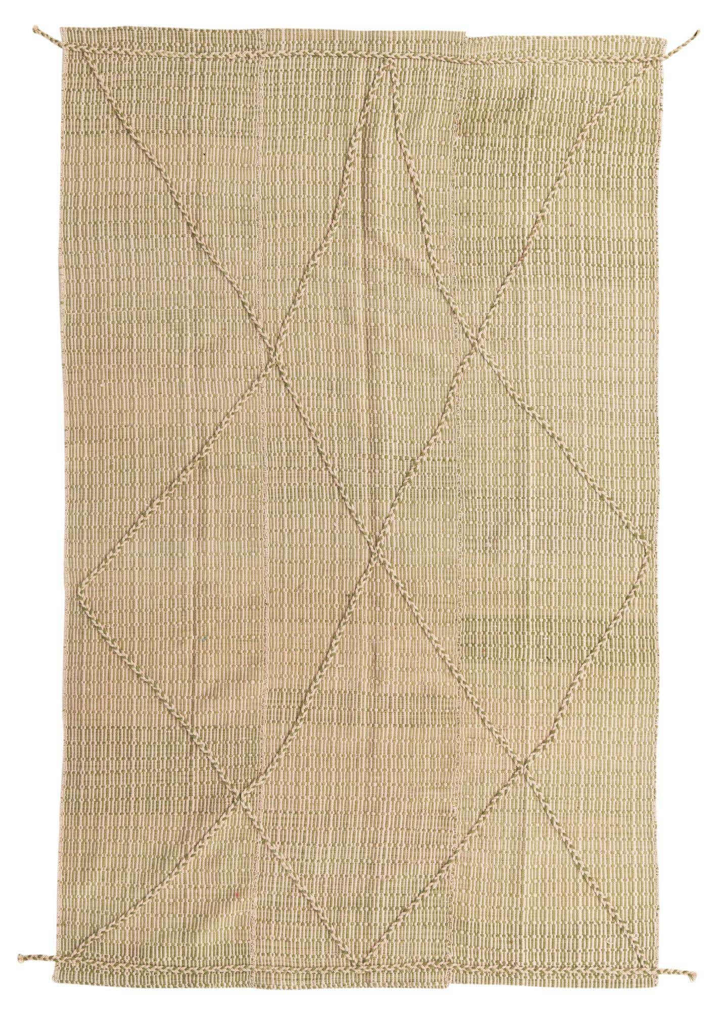 5' 9 x 9' 3 Hand Knotted Moroccan Wool Rug