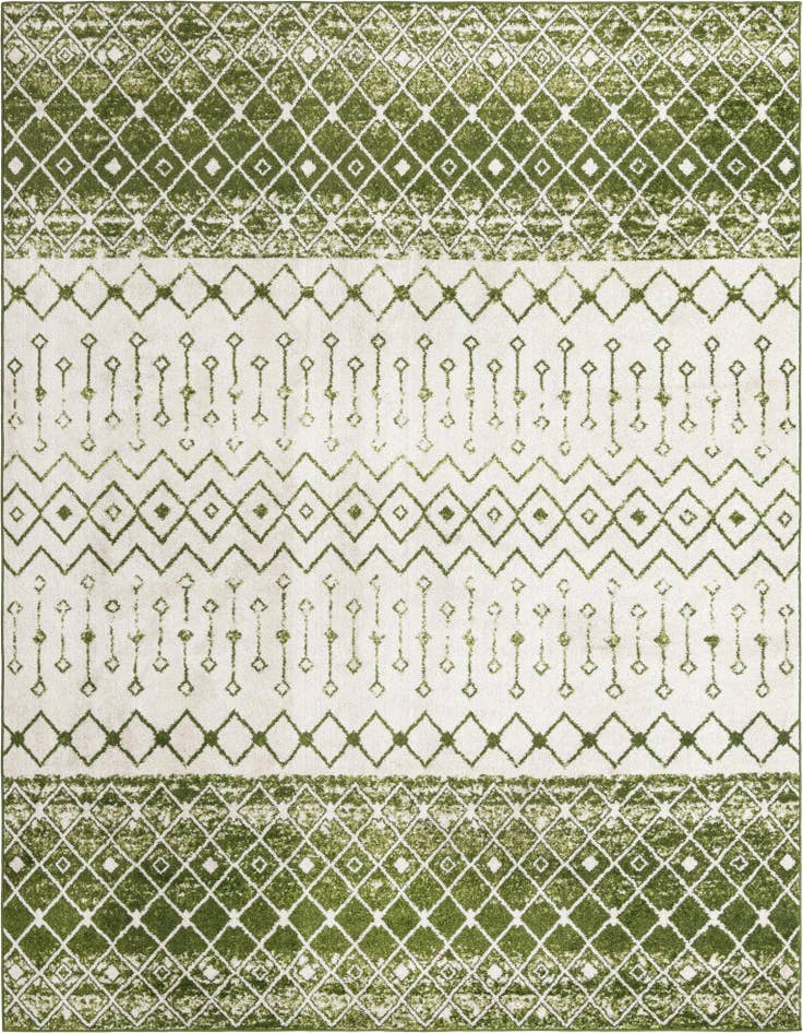 Detail image of 10' x 13' Moroccan Trellis Rug