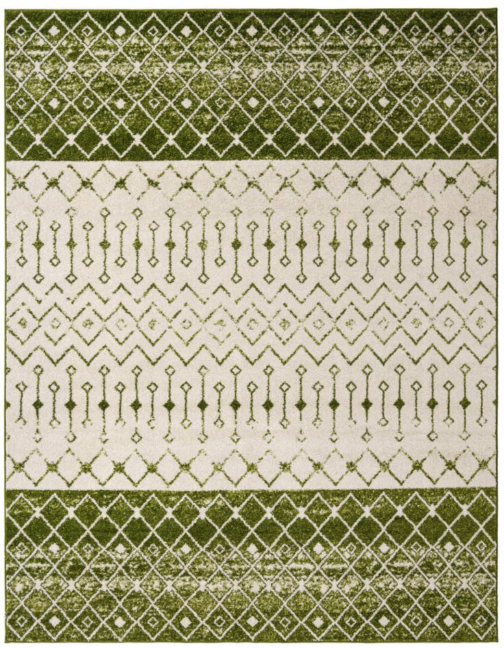 Detail image of 9' x 12' Moroccan Trellis Rug