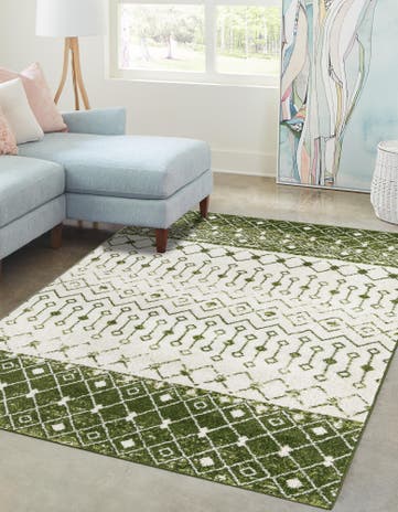 2' x 3' Moroccan Trellis Rug