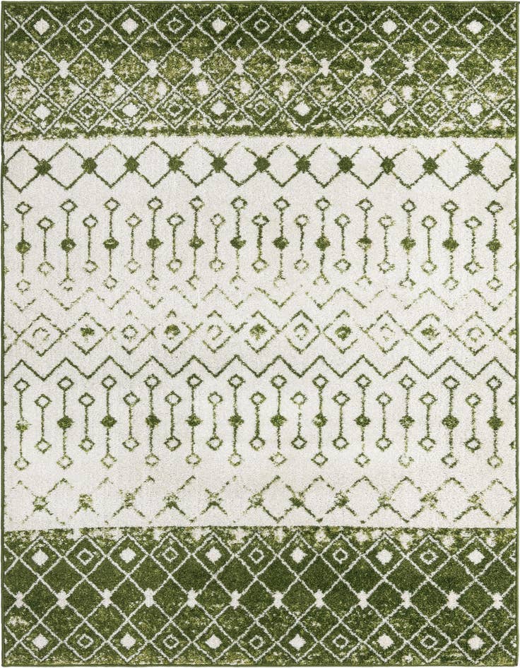 Detail image of 5' 3 x 8' Moroccan Trellis Rug