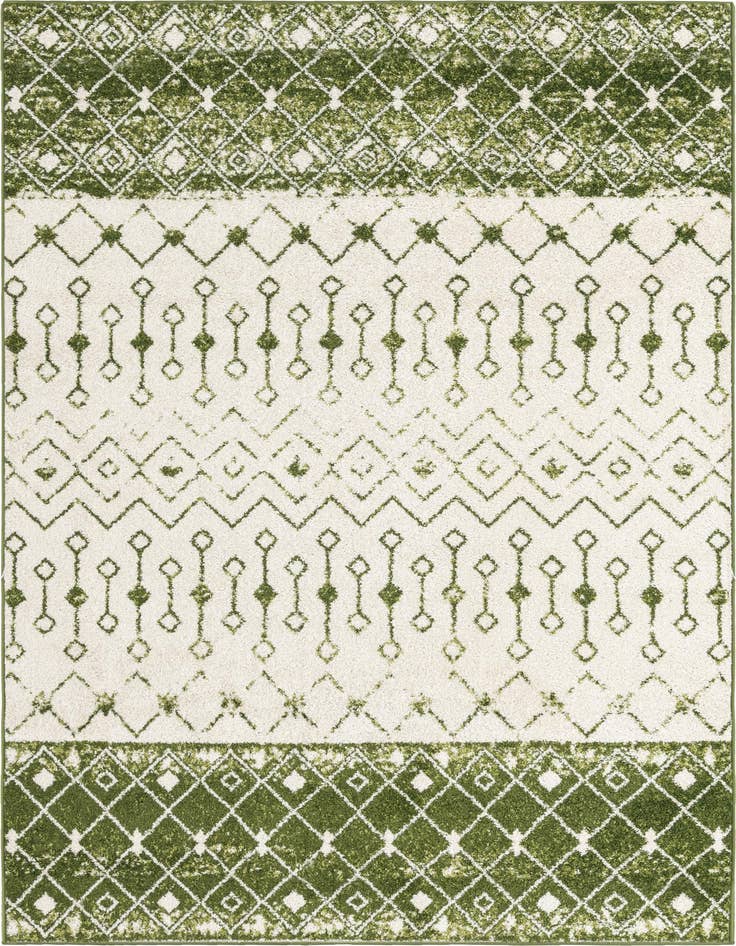 Detail image of 4' x 6' Moroccan Trellis Rug