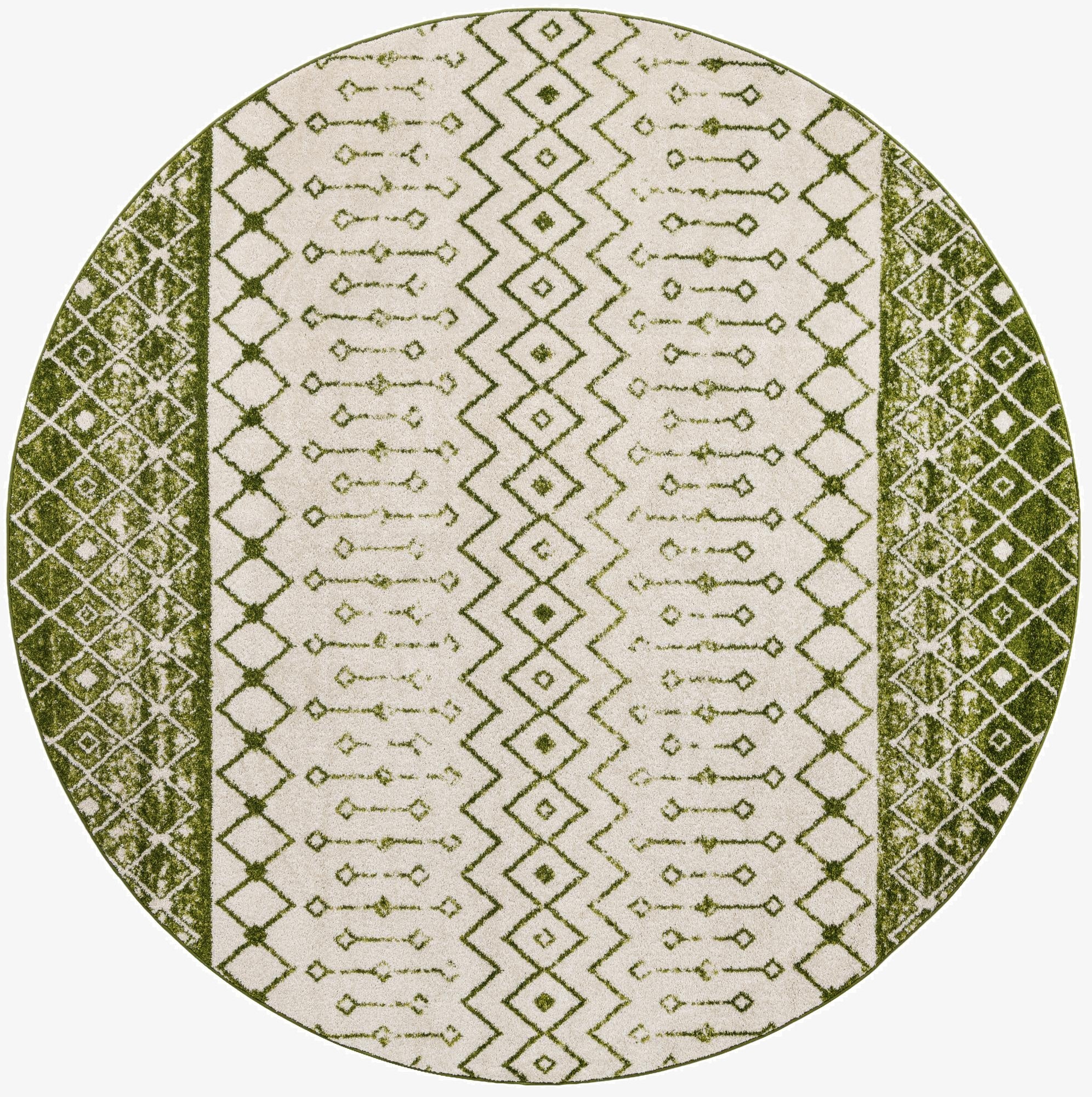 10' x 10' Moroccan Trellis Round Rug