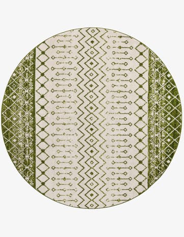 10' x 10' Moroccan Trellis Round Rug