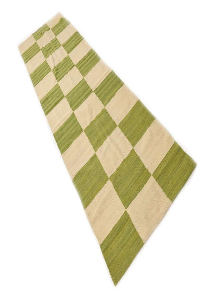 2' 8 x 9' 10 Hand Woven Kilim Modern Wool Runner Rug