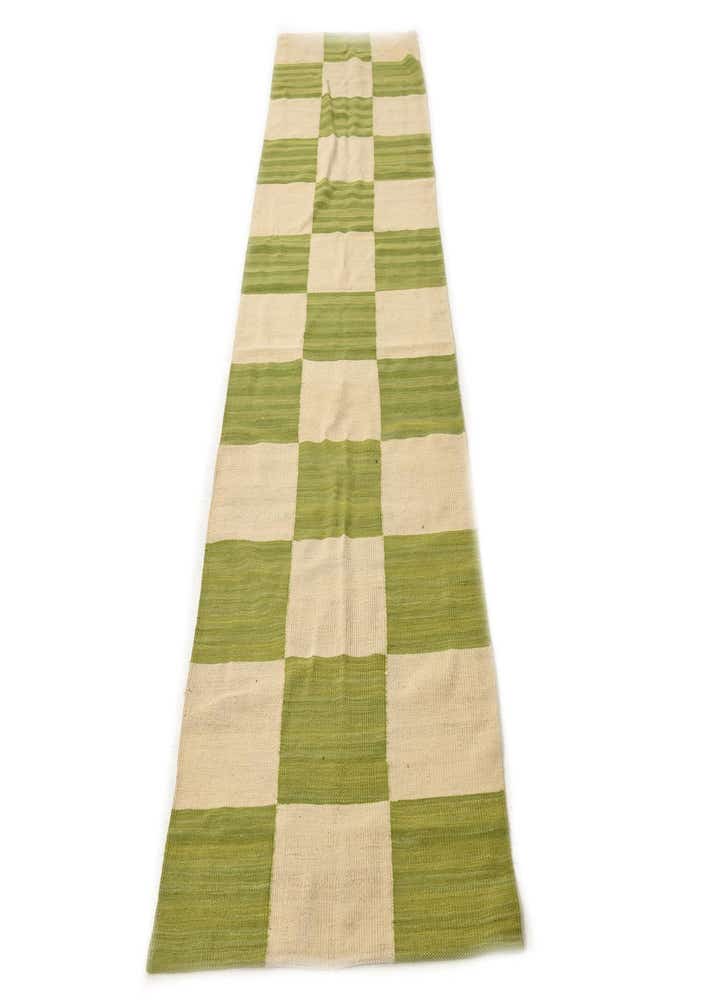 2' 8 x 9' 10 Hand Woven Kilim Modern Wool Runner Rug