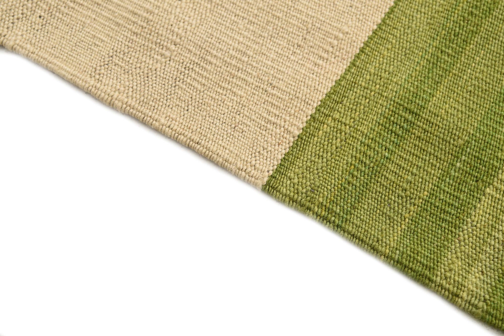 2' 8 x 9' 10 Hand Woven Kilim Modern Wool Runner Rug