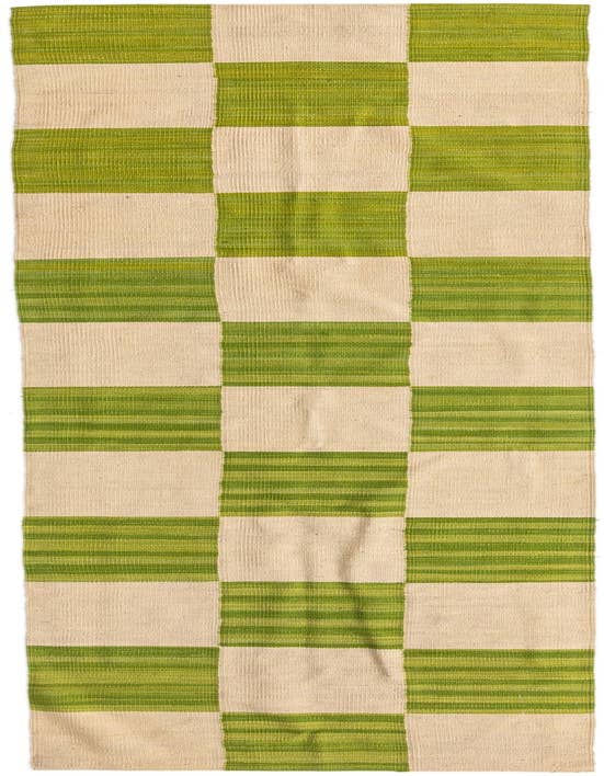 Detail image of 2' 8 x 9' 10 Hand Woven Kilim Modern Wool Runner Rug
