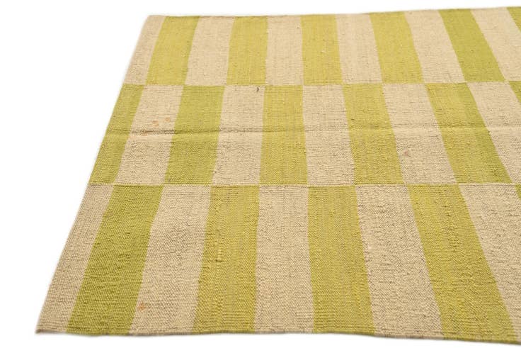 Detail image of 2' 7 x 6' 9 Hand Woven Kilim Modern Wool Runner Rug