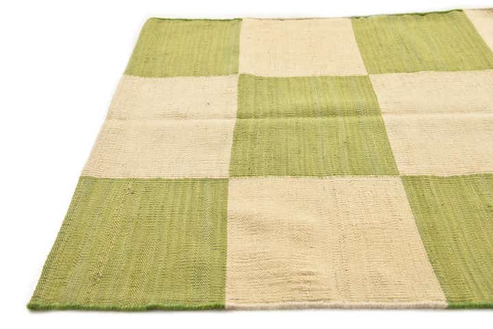 2' 8 x 9' 9 Hand Woven Kilim Modern Wool Runner Rug