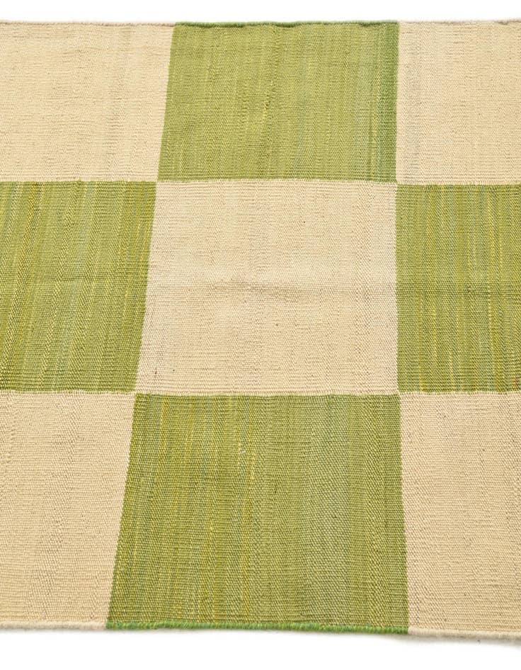 Detail image of 2' 8 x 9' 9 Hand Woven Kilim Modern Wool Runner Rug