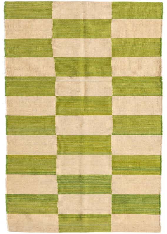 2' 8 x 9' 9 Hand Woven Kilim Modern Wool Runner Rug