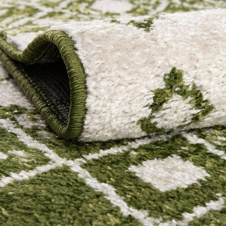 Detail image of 2' x 6' Moroccan Trellis Runner Rug