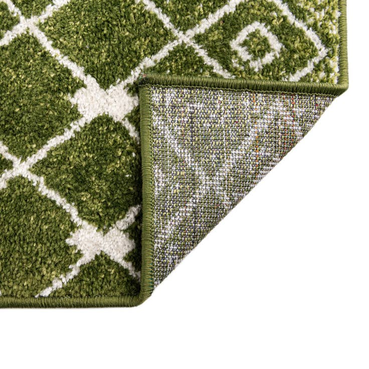 Detail image of 2' x 6' Moroccan Trellis Runner Rug