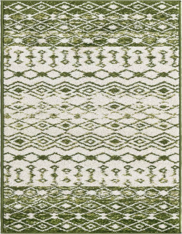 Detail image of 2' x 7' Moroccan Trellis Runner Rug