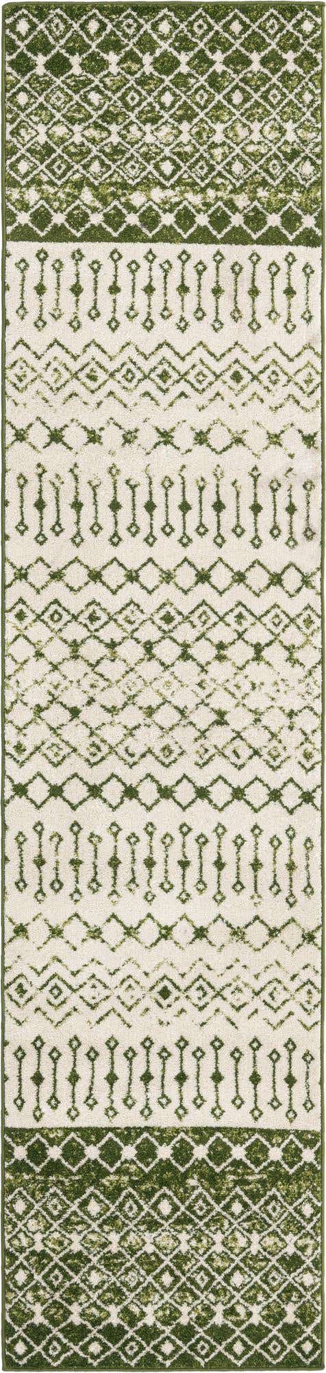 2' 7 x 12' Moroccan Trellis Runner Rug