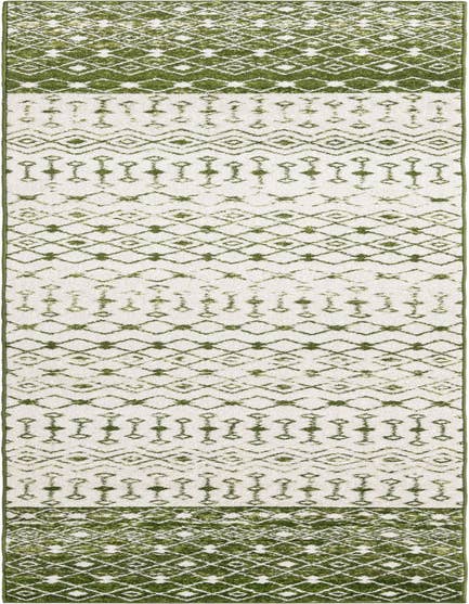 Detail image of 3' 3 x 16' 5 Moroccan Trellis Runner Rug