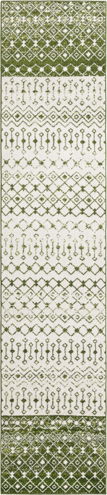 Primary image 100cm x 500cm Moroccan Trellis Runner Rug