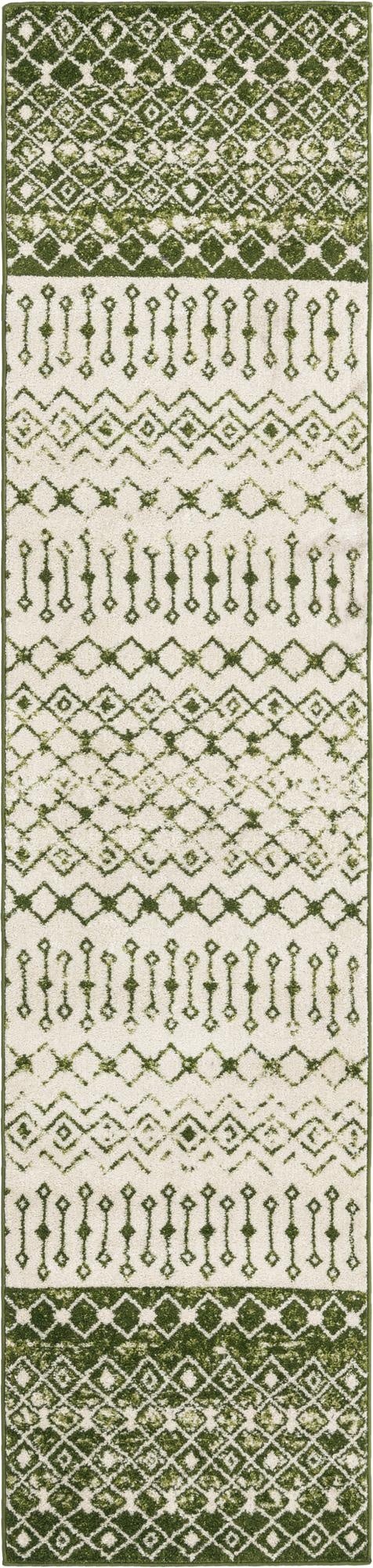 2' 7 x 12' Moroccan Trellis Runner Rug
