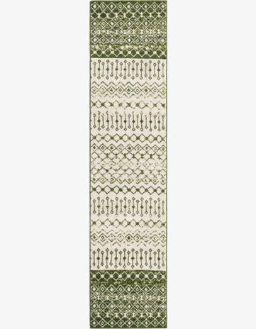 2' 7 x 12' Moroccan Trellis Runner Rug
