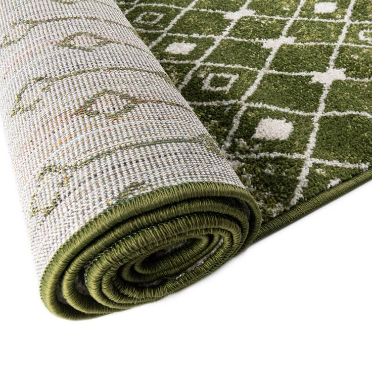 Detail image of 10' x 10' Moroccan Trellis Square Rug