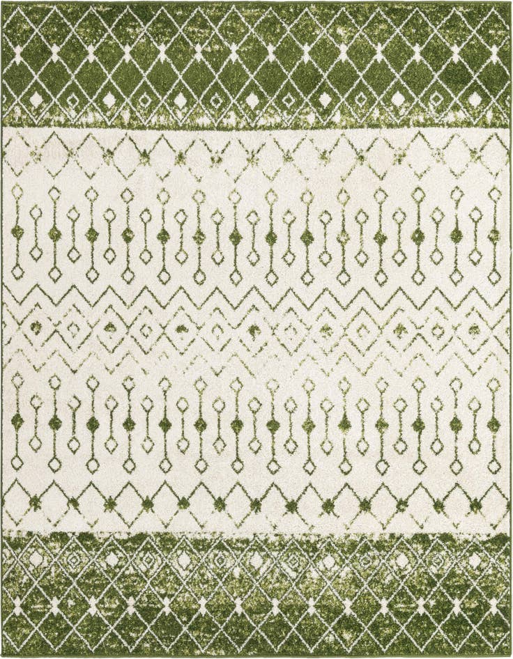 Detail image of 7' 10 x 7' 10 Moroccan Trellis Square Rug