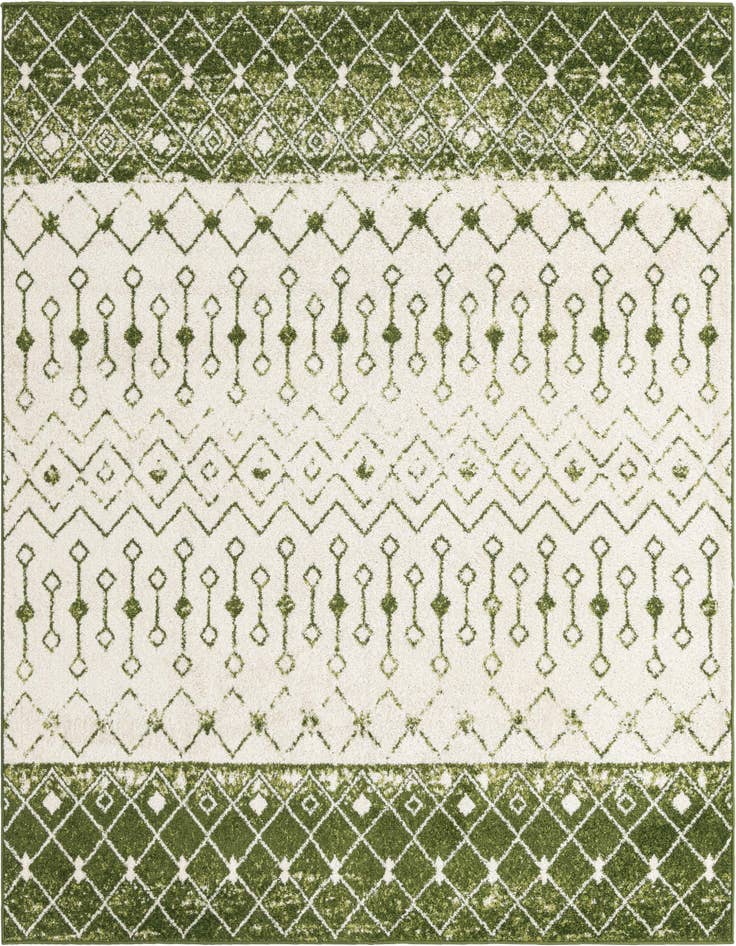 Detail image of 6' x 6' Moroccan Trellis Square Rug