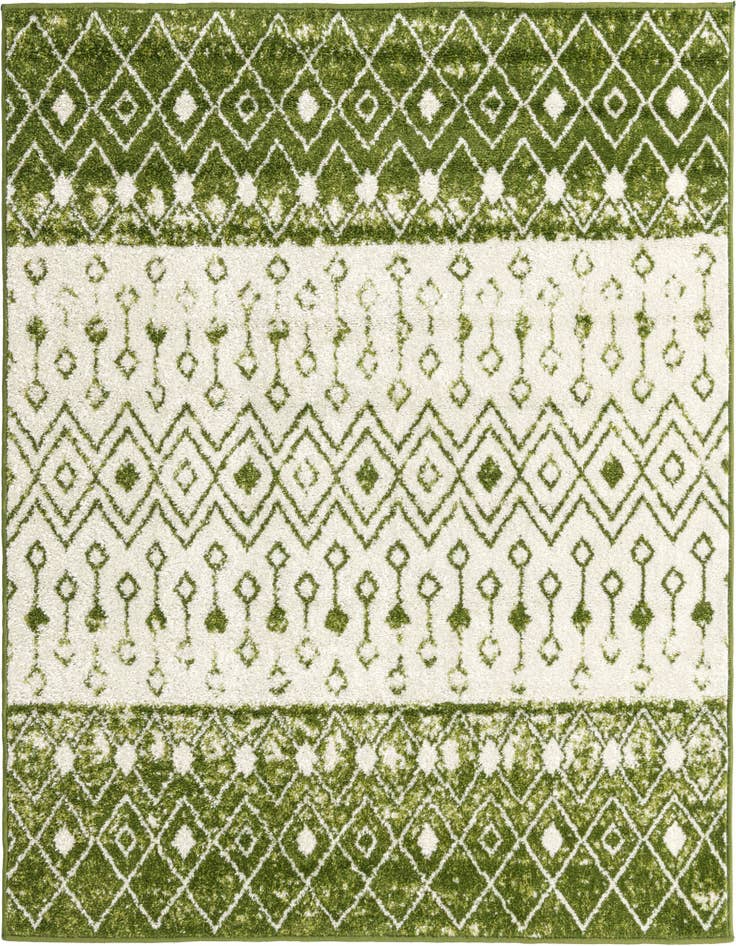 Detail image of 5' 3 x 5' 3 Moroccan Trellis Square Rug