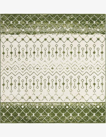 6' x 6' Moroccan Trellis Square Rug