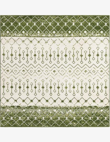 7' 10 x 7' 10 Moroccan Trellis Square Rug