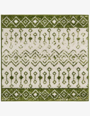 3' 3 x 3' 3 Moroccan Trellis Square Rug