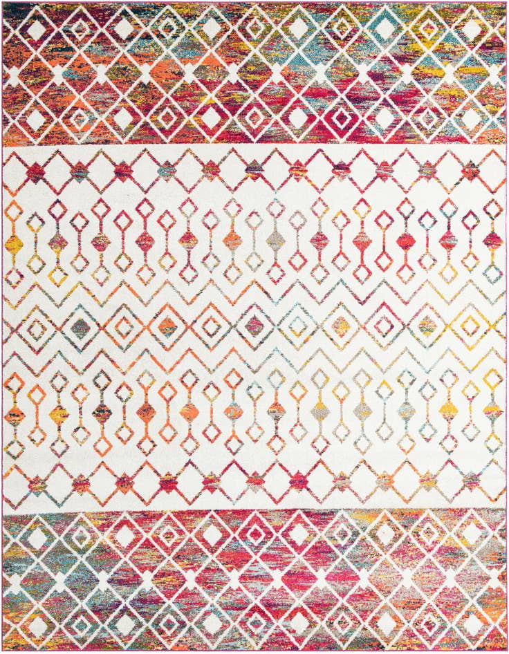 Detail image of 10' x 13' Moroccan Trellis Rug