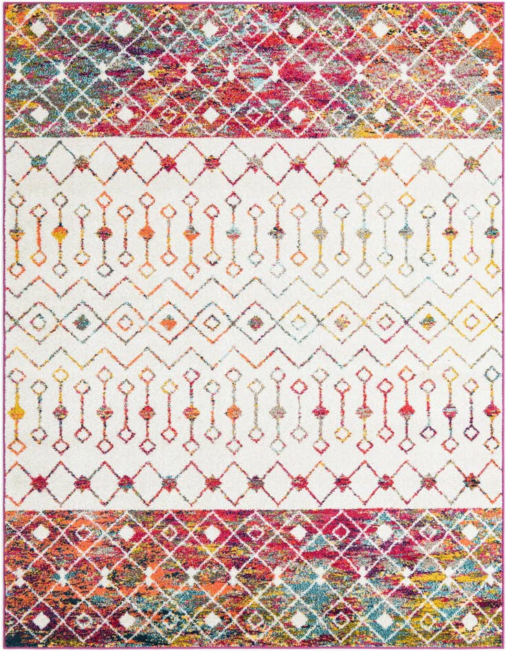 Detail image of 6' x 9' Moroccan Trellis Rug