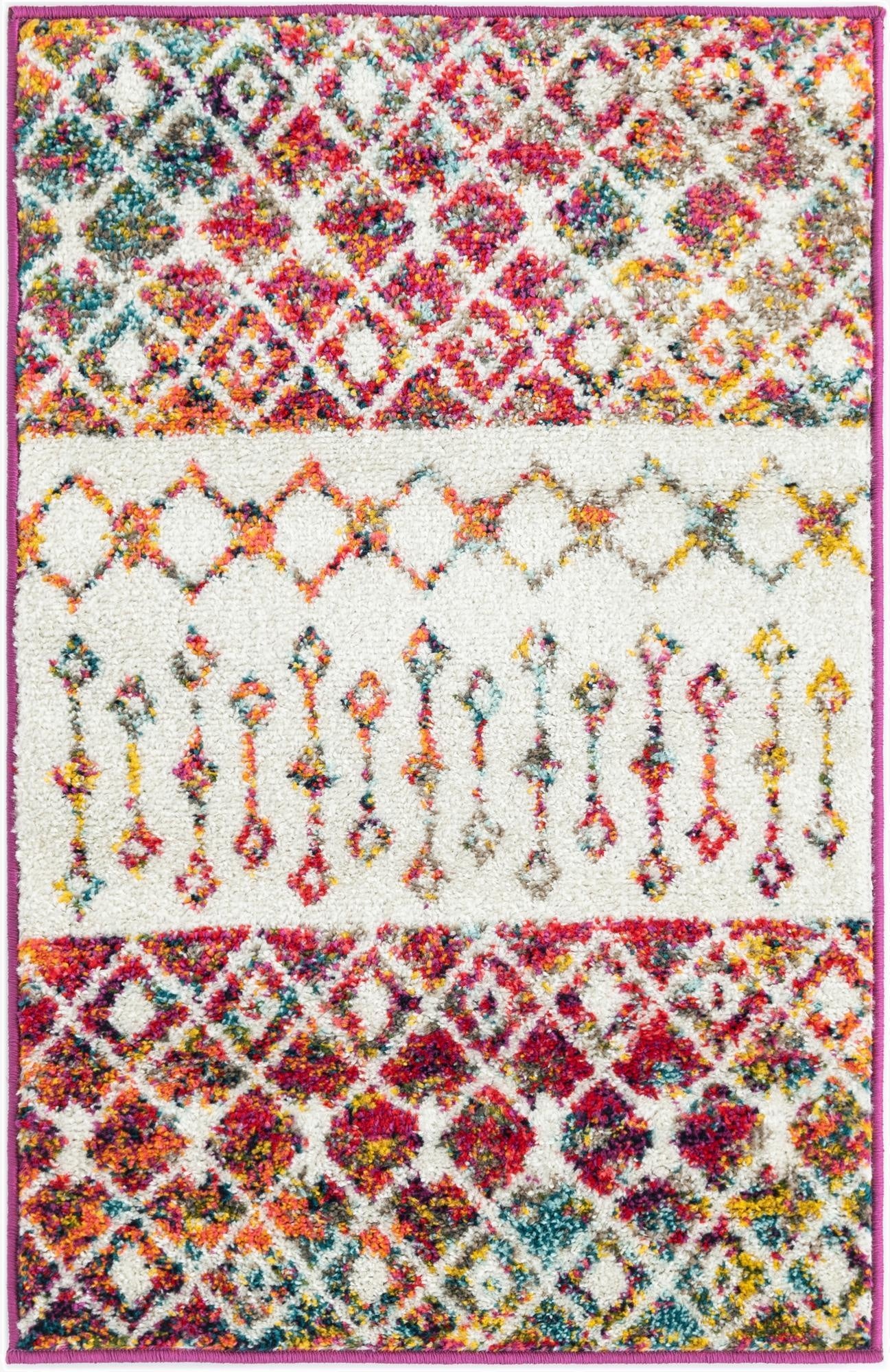 2' x 3' Moroccan Trellis Rug