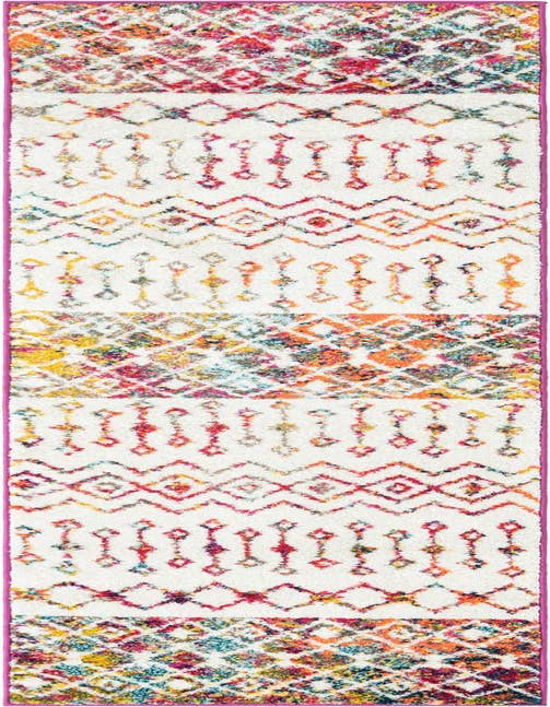 Detail image of 2' x 8' Moroccan Trellis Runner Rug