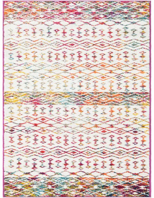 Detail image of 2' 7 x 10' Moroccan Trellis Runner Rug
