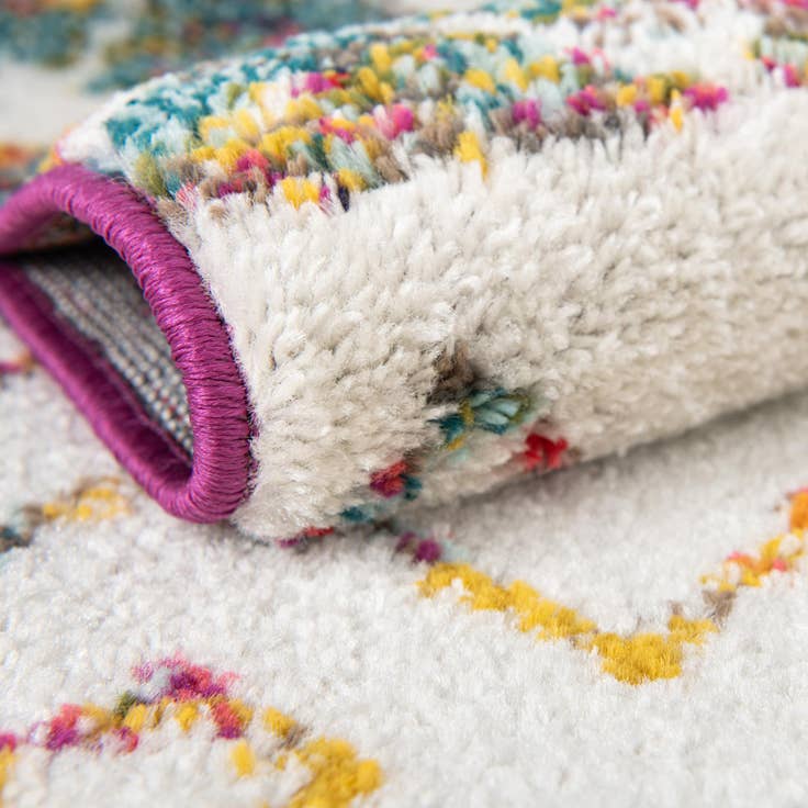 Detail image of 10' x 10' Moroccan Trellis Square Rug