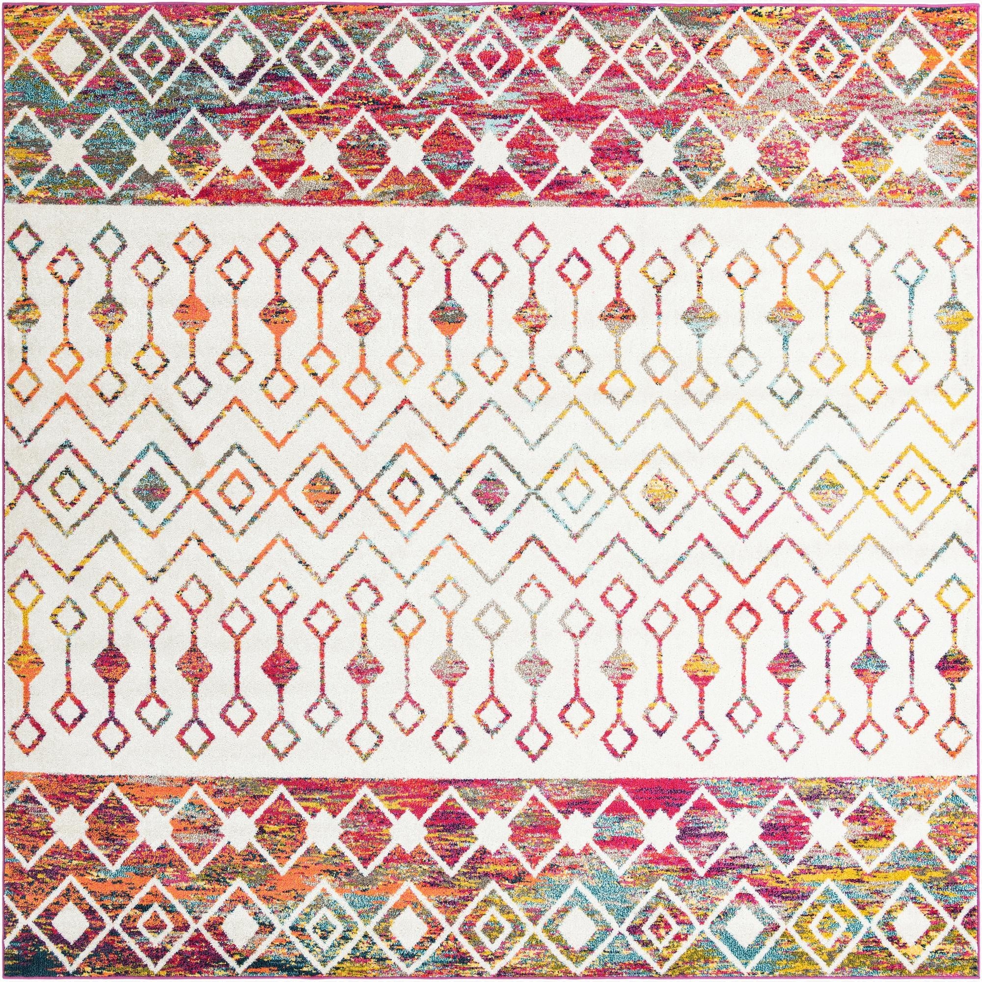 10' x 10' Moroccan Trellis Square Rug