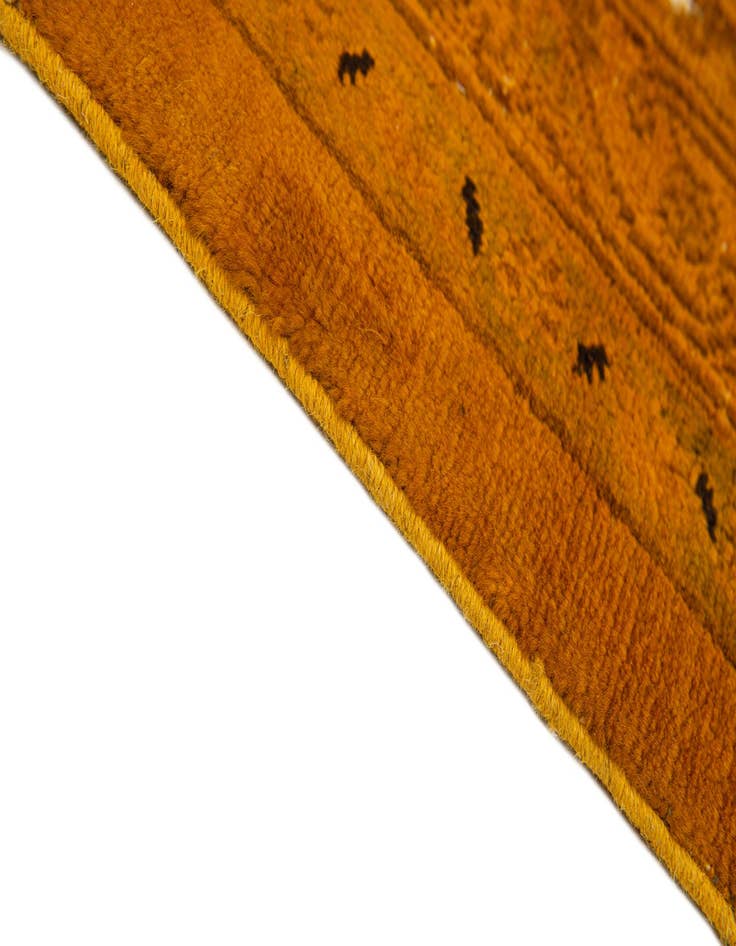 Detail image of 9' 9 x 12' 6  Hand Knotted Ultra Vintage Persian Wool Rug