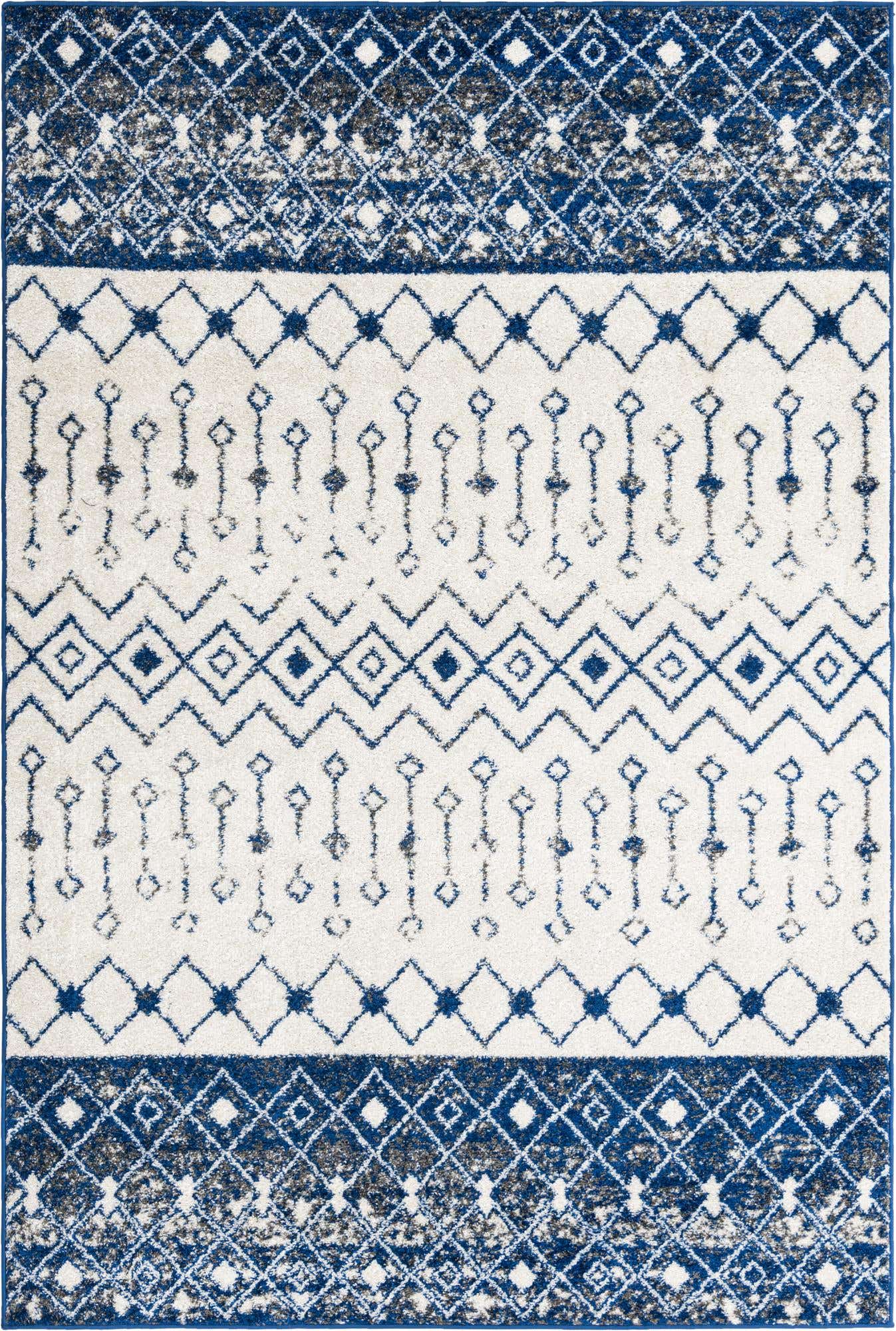 6' x 9' Moroccan Trellis Rug