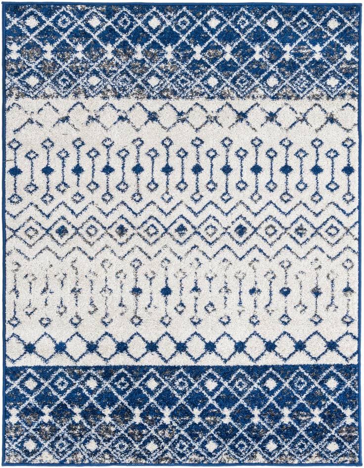 Detail image of 4' x 6' Moroccan Trellis Rug