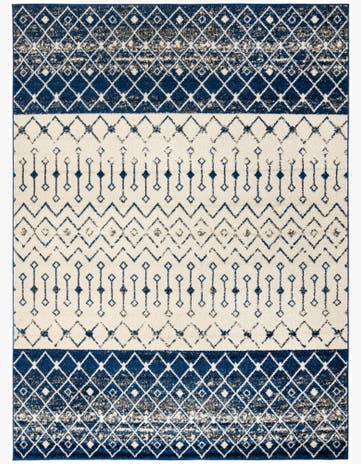 9' x 12' Moroccan Trellis Rug