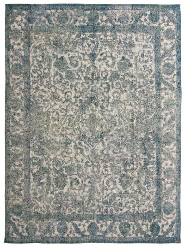 Detail image of 9' 9 x 13' 1 Hand Knotted Ultra Vintage Persian Wool Rug