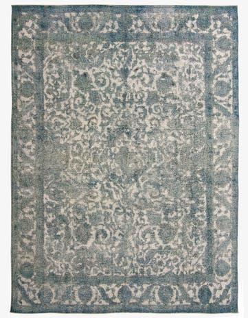 9' 9 x 13' 1 Hand Knotted Ultra Vintage Persian Wool Rug