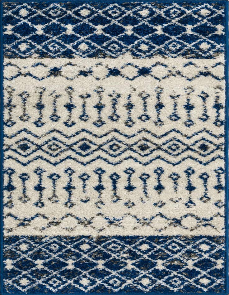Detail image of 2' x 5' Moroccan Trellis Runner Rug