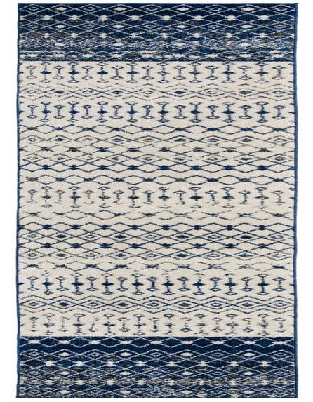 Detail image of 3' 3 x 16' 5 Moroccan Trellis Runner Rug