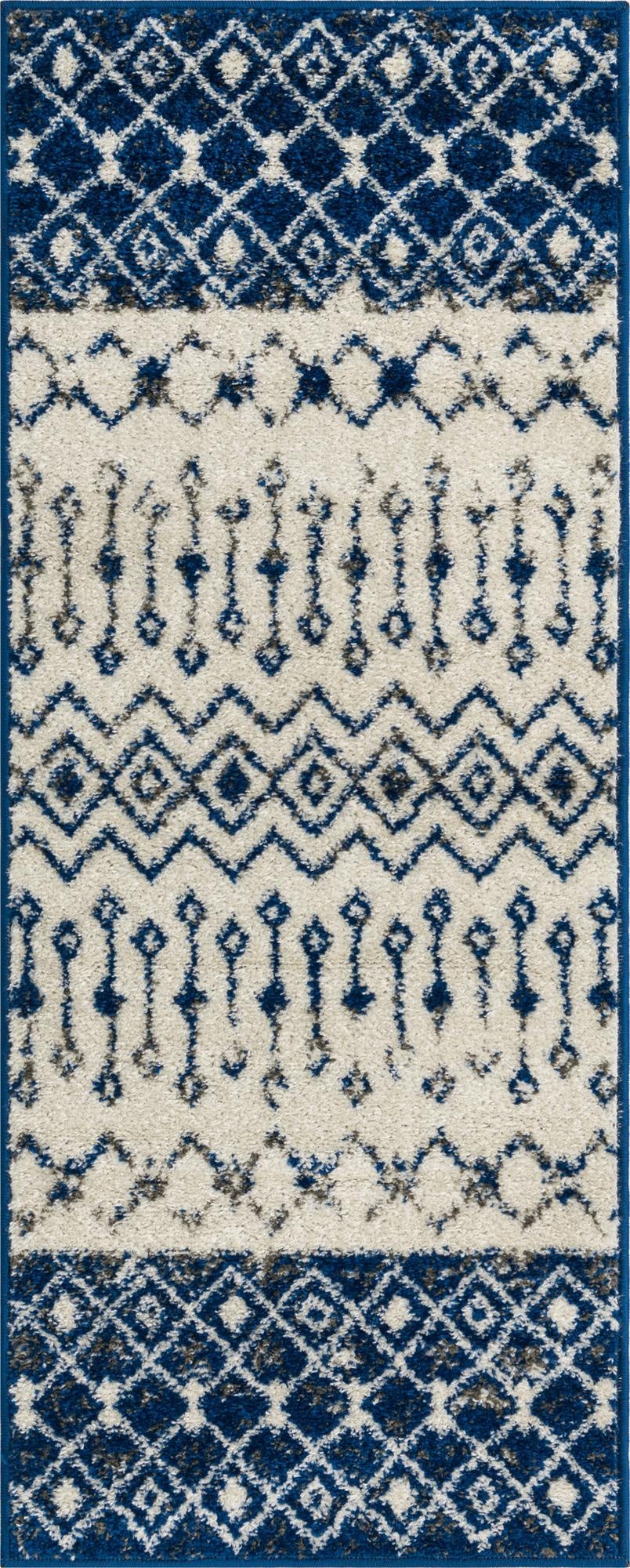 2' x 5' Moroccan Trellis Runner Rug