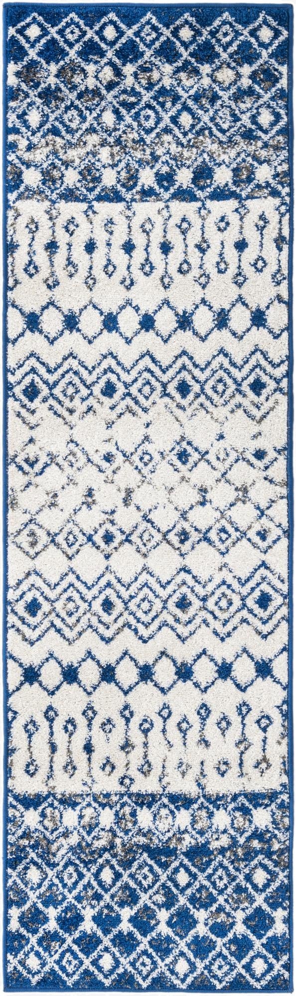 2' x 7' Moroccan Trellis Runner Rug