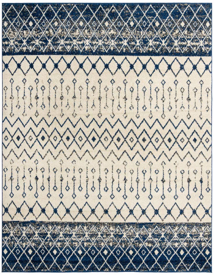 Detail image of 10' x 10' Moroccan Trellis Square Rug