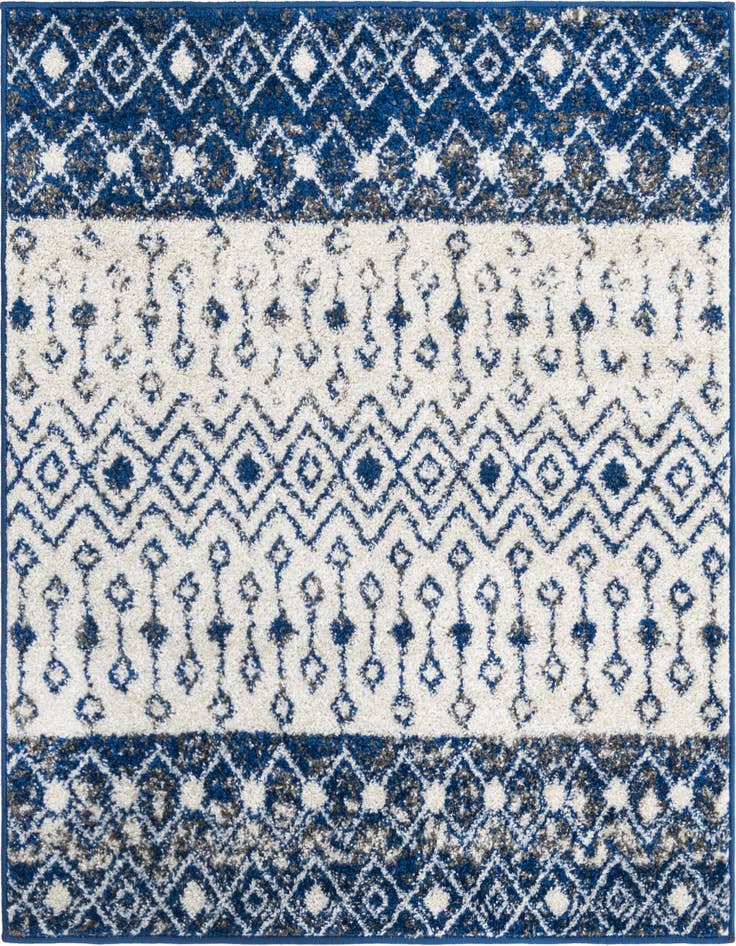 Detail image of 4' x 4' Moroccan Trellis Square Rug